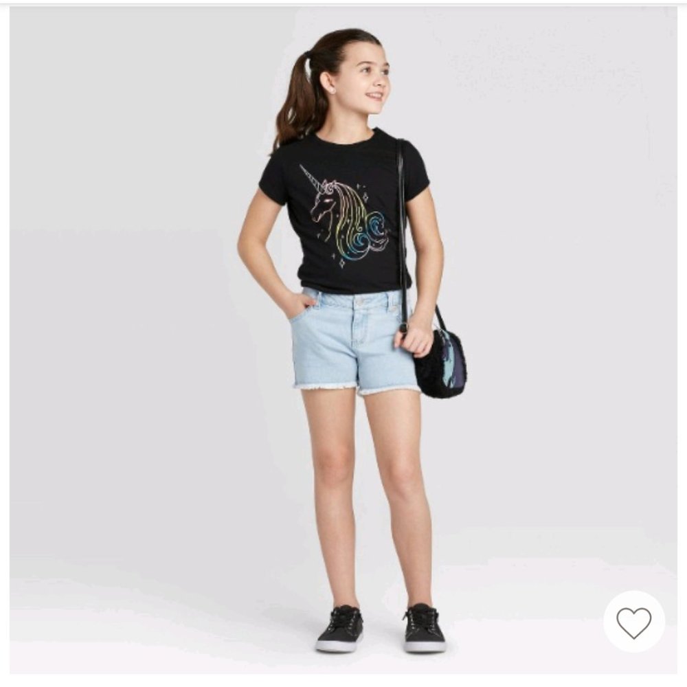 Girls' Jean Shorts Cat & Jack